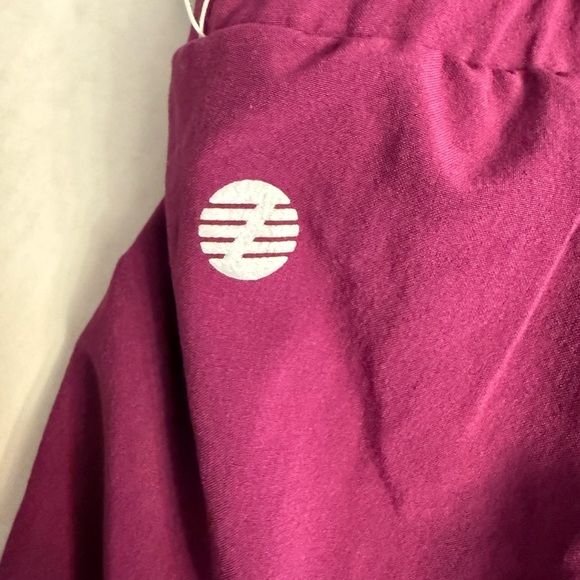 Z BY ZELLA INTERVAL WOVEN RUN SHORTS FUCHSIA WHITE XL NEW NO TAGS - Picture 4 of 5